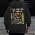 Retro Raccoon Lover Hoodie - Men's Zip Up for Camping Adventures