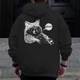 Trash Panda Raccoon Zip Hoodie - Funny Slang for Men & Teens