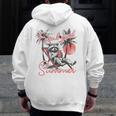Feral Raccoon Summer Vacation | Men's Zip-Up Hoodie