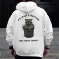 Raccoon Hoodie | Funny Back Print for Men - Trash Can Humor