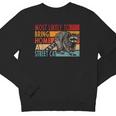 Adopt A Street Cat Shirt Street Cat Funny Raccoon Lovers Youth Crewneck Sweatshirt