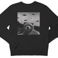 Alien UFO Raccoon Youth Sweatshirt - Unique Space Fun