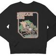 Dream Big Raccoon Youth Sweatshirt - Fun Trash Panda Design