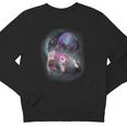 Ferret Moon Howl Youth Crewneck Sweatshirt - Playful Animal Design