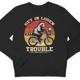 Get In Loser Raccoon Opossum Crewneck Youth Sweatshirt | Fun