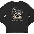 It's Called Trash Can Not Trash Cannot Funny Racoon Youth Crewneck Sweatshirt