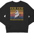 Pew Pew Madafakas Raccoon - Youth Crewneck Sweatshirt | Vintage Retro Style