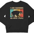 Raccoon For Men Women Raccoon Lover Introvert Youth Crewneck Sweatshirt