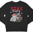 Raccoon For Men Women Raccoon Lover Introvert Youth Crewneck Sweatshirt