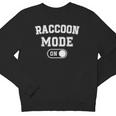 Raccoon Mode On Youth Sweatshirt - Fun Animal Lover Costume