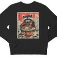 Raccoon Ramen Anime Sweatshirt - Youth Crewneck for Cozy Style