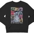 Raccoon Team Trash Youth Crewneck Sweatshirt - Fun Animal Meme