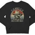 Raccoon Trash Panda Youth Crewneck Sweatshirt - Fun & Quirky Sayings