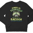 Raccoon Youth Crewneck Sweatshirt - Fun & Playful Wildlife Theme