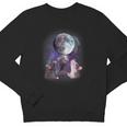 Rat Howling Moon Crewneck Sweatshirt | Fun Youth Outfit