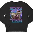 Retro Raccoon Meme Kids Sweatshirt | Youth Crewneck | Funny & Unique