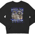 Rizz Autistic Raccoon Meme Youth Crewneck Sweatshirt - Fun Style