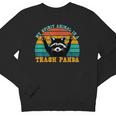 Trash Panda Raccoon Youth Crewneck Sweatshirt - Cute Spirit Animal Design