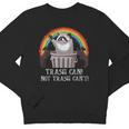 Trash Panda Raccoon Youth Crewneck Sweatshirt - Fun Animal Design
