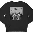 UFO Raccoon Sweatshirt | Alien Design Crewneck for All Ages