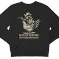 Vintage Cowboy Raccoon Crewneck Sweatshirt - Fun Western Style