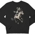 Vintage Cowboy Raccoon Crewneck Sweatshirt - Retro 90s Western Style
