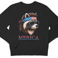 Vintage Raccoon Youth Crewneck Sweatshirt | Unique Statement Piece