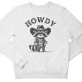 Cowboy Raccoon Youth Sweatshirt - Playful Unisex Animal Design