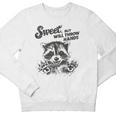 Funny Raccoon Youth Sweatshirt - Sweet But Sarcastic Theme