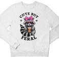 Raccoon Crewneck Sweatshirt - Cute & Colorful - Youth Size