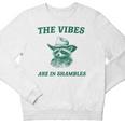 Sarcastic Raccoon Cowboy Youth Crewneck Sweatshirt | Fun Vibes