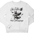 Trendy Raccoon Youth Crewneck Sweatshirt - Grey Cotton Blend, Fun Design