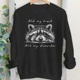 Cute Baby Raccoon Youth Crewneck Sweatshirt - Fun Animal Design