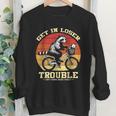 Get In Loser Raccoon Opossum Crewneck Youth Sweatshirt | Fun