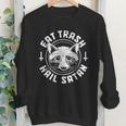 Gothic Raccoon Youth Sweatshirt - Fun Raccoon Design for Kids