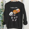 Happy Raccoon Youth Crewneck Sweatshirt - Fun Gift for Animal Lovers