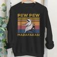 Pew Pew Madafakas Raccoon Lover Vintage Retro Youth Crewneck Sweatshirt