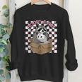 Possum Racoon Adopt A Cat Team Trash Opossums Raccoons Small Youth Crewneck Sweatshirt