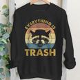 Raccoon Lovers Youth Crewneck Sweatshirt - Trash Theme Vintage