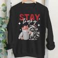 Raccoon For Men Women Raccoon Lover Introvert Youth Crewneck Sweatshirt