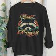 Raccoon Retro Crewneck Sweatshirt | Youth | Fun Graphic Theme
