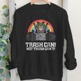 Raccoon Trash Can Not Cant Street Cat Men Women Kids Youth Crewneck Sweatshirt