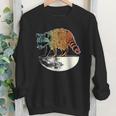 Retro Raccoon Youth Crewneck Sweatshirt – Vintage Moon Theme