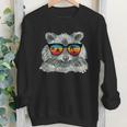 Retro Raccoon Youth Sweatshirt - Cool Sunglasses Design for Animal Lovers