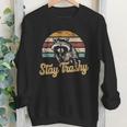 Stay Trashy Opossum & Raccoon Meme Youth Sweatshirt - Fun & Quirky