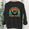 Trash Panda Raccoon Youth Crewneck Sweatshirt - Cute Spirit Animal Design