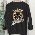 Trash Panda Youth Crewneck Sweatshirt - Cartoon Raccoon Design