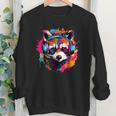 Vintage Raccoon Headphones Sweatshirt - Retro Style for Kids & Adults