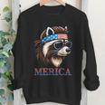 Vintage Raccoon Youth Crewneck Sweatshirt | Unique Statement Piece