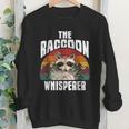 Vintage Retro Raccoon Lover Youth Crewneck Sweatshirt